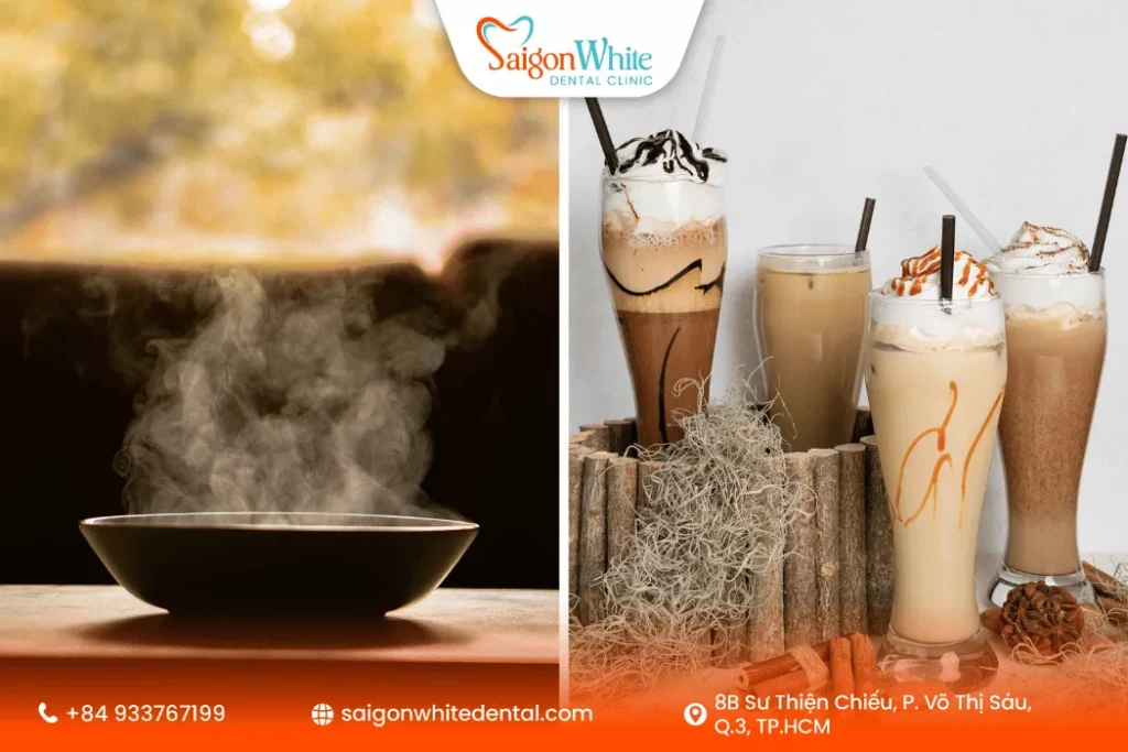 Thực phẩm quá nóng hoặc quá lạnh