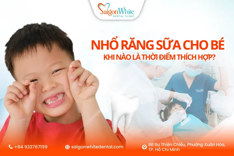 Nhổ răng sữa cho bé - Khi nào là thời điểm thích hợp?