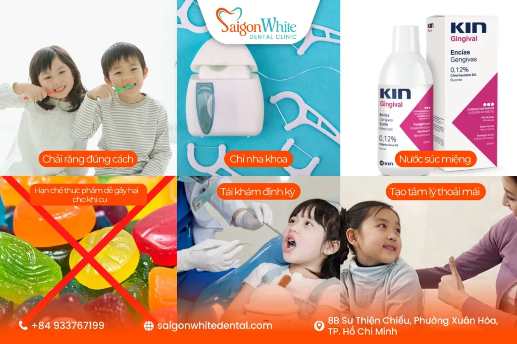 Hướng dẫn cách chăm sóc răng miệng khi niềng cho trẻ