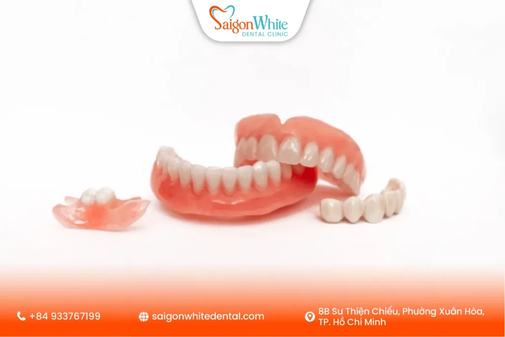 Hàm nhựa tháo lắp (nhựa cứng hoặc dẻo)