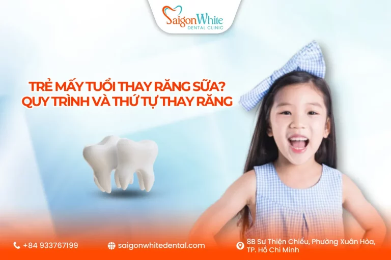 Trẻ mấy tuổi thay răng sữa?