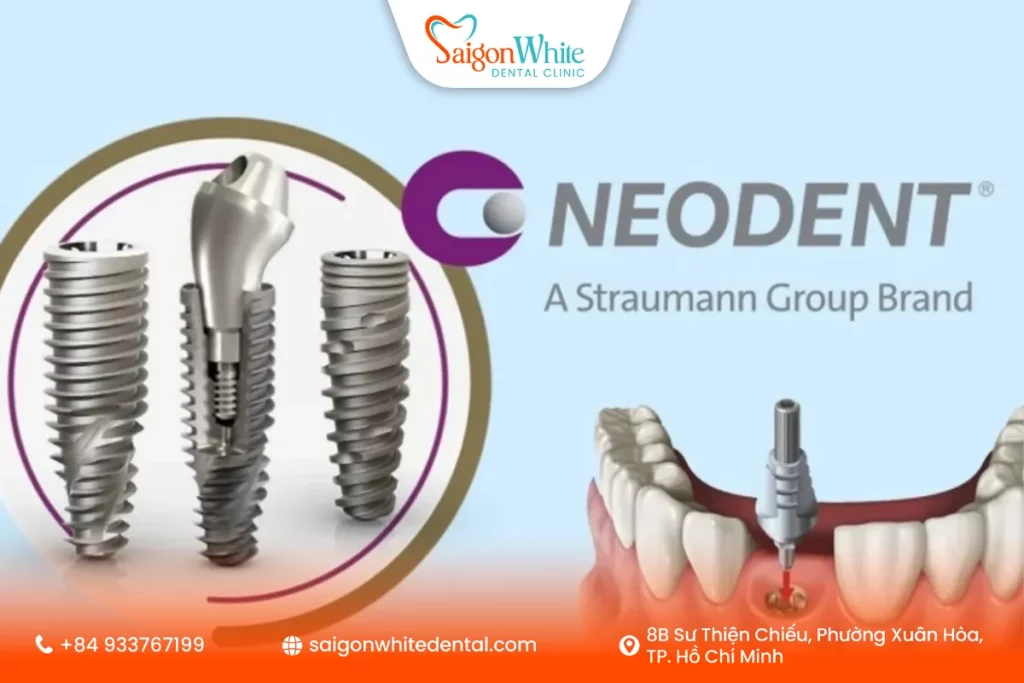Xuất xứ và nhà sản xuất trụ Implant Neodent