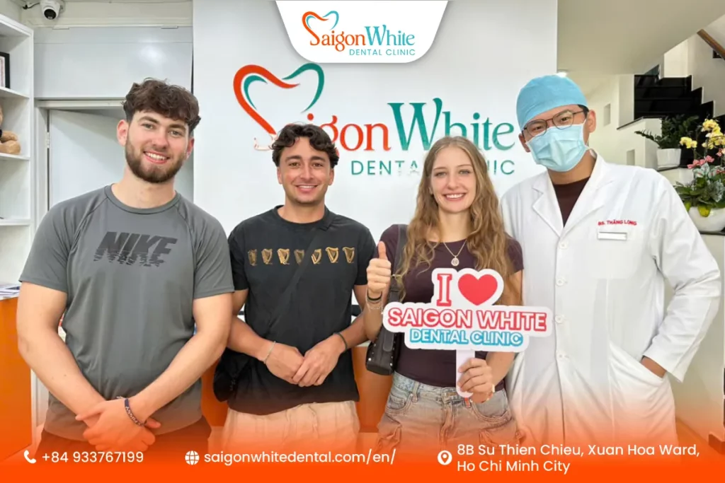 International patients at Saigon White Dental Clinic